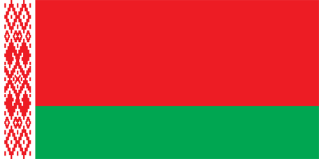 Weißrussland flagga