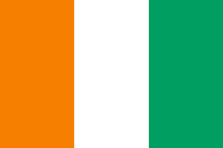 Elfenbeinküstes flagga