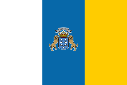 Kanarische Inselns flagga