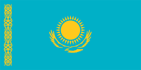 Kasachstans flagga