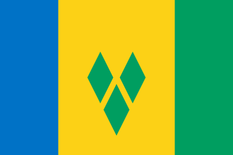 Saint Vincent und die Grenadinens flagga