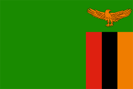 Sambias flagga