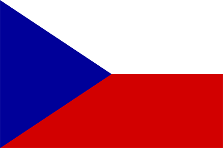 Tschechiens flagga
