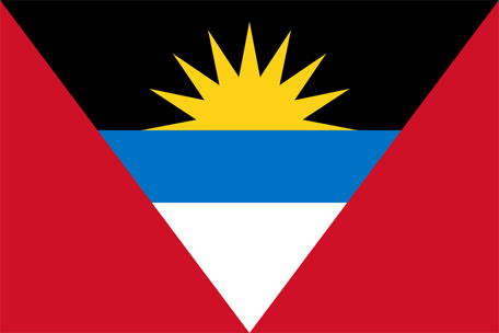 Antigua und Barbudas flagga