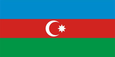 Aserbaidschans flagga