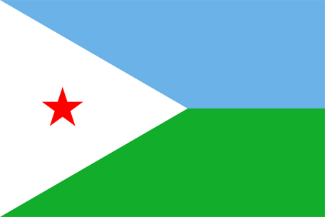 Dschibutis flagga