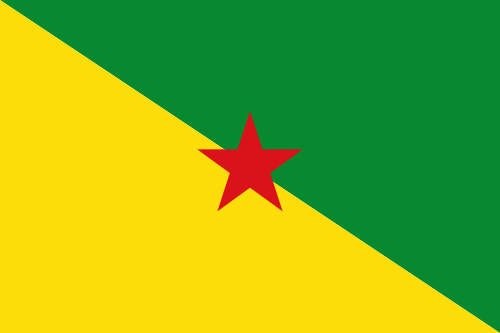 Französisch-Guayanas flagga