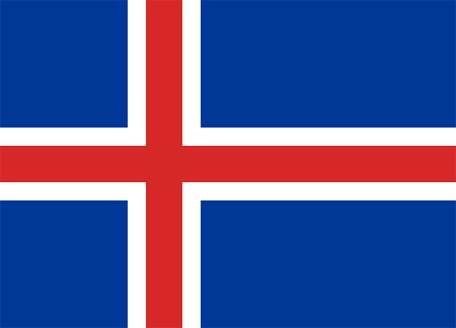 Islands flagga