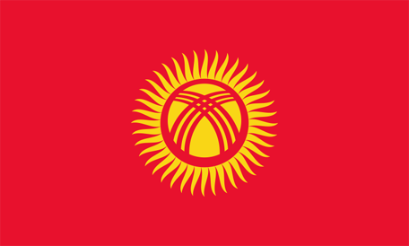 Kirgisistans flagga