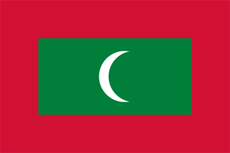 Maledivens flagga