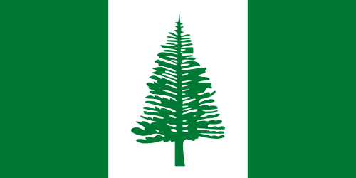 Norfolkinsels flagga