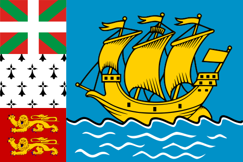 Saint-Pierre und Miquelons flagga