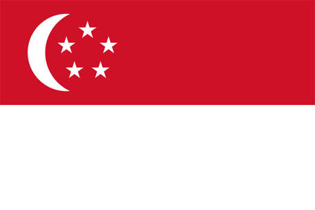 Singapurs flagga